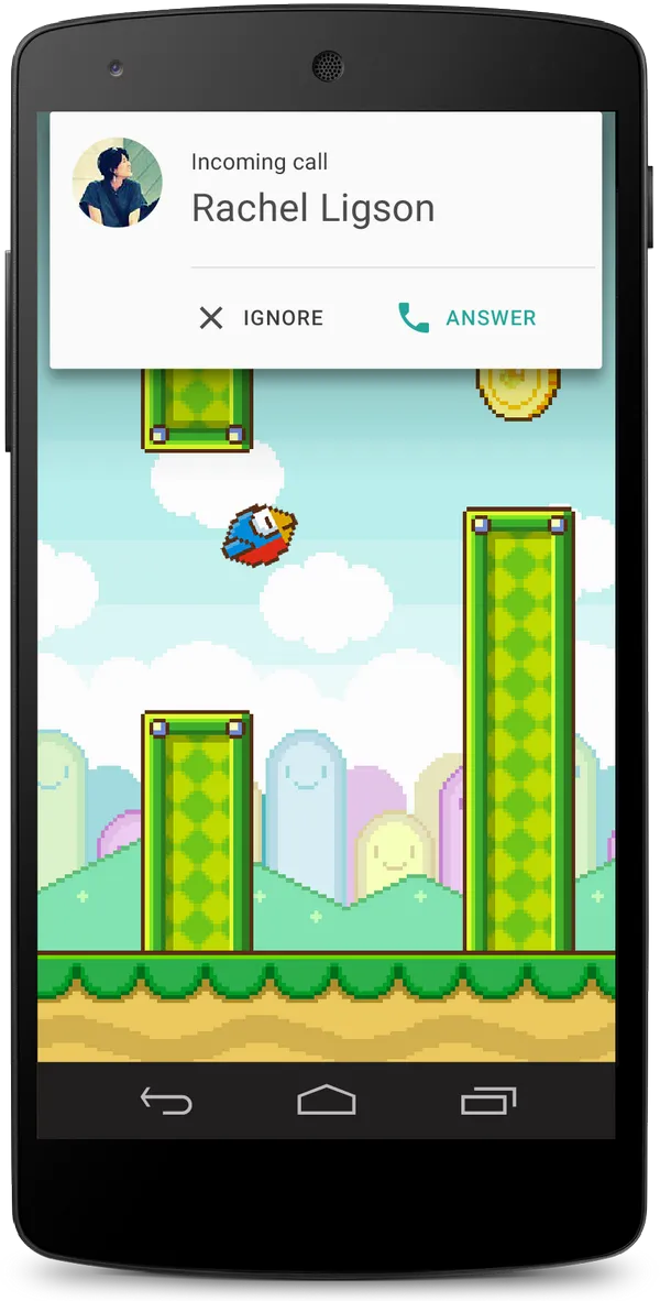 UI menos invasiva en Android L — así se ve el diseño al servicio del usuario