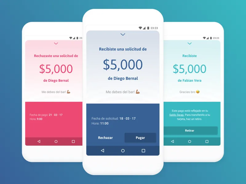 Swap is available for Mexican bank accounts only, download it on the App Stores now!