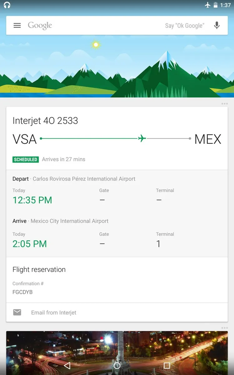 Llegando a la CDMX en 2015