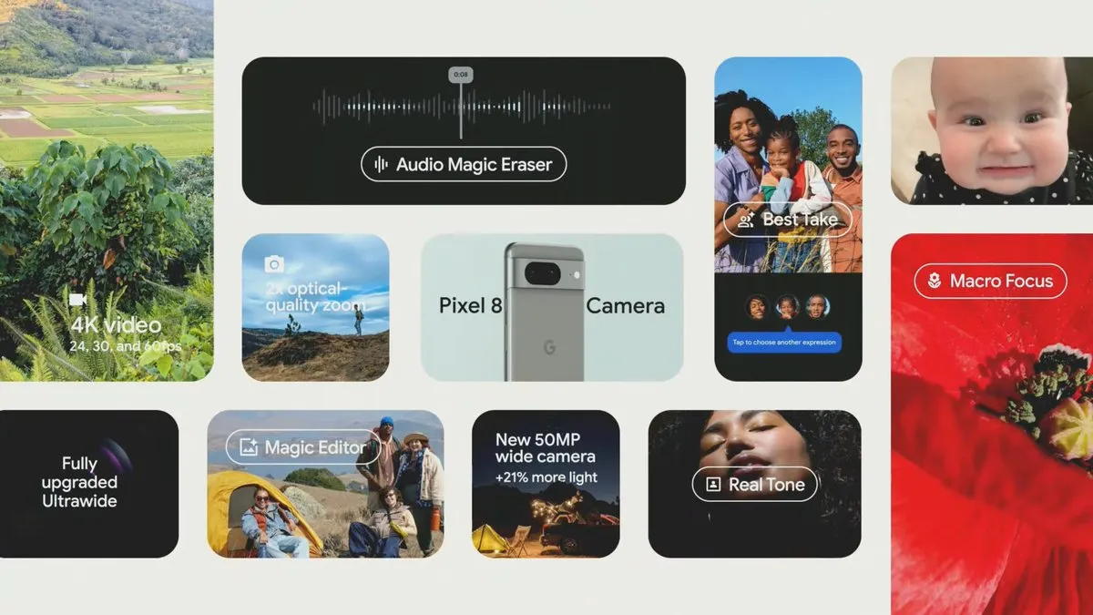 Best Take y Magic Editor en el Pixel 8 Pro